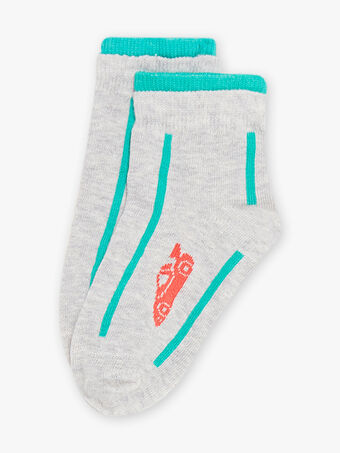 Dreifarbige Socken für Kinder Jungen COCHAGE / 22E4PGM1SOB506