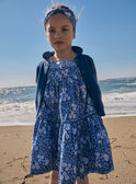 Blaue Strickjacke aus Jersey-Strick LECARDETTE / 24H2PFJ1CARC233
