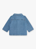 Baby Junge blaue Jeansjacke CAOSCAR / 22E1BGJ1GILP272