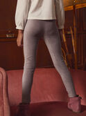 Leggings aus paillettenbesetztem Cord LADEGETTE / 24H2PFQ1LG940