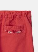 Red MINI SHORT SKIRT MOJUPETTE / 25E2PFJ1JPSF507