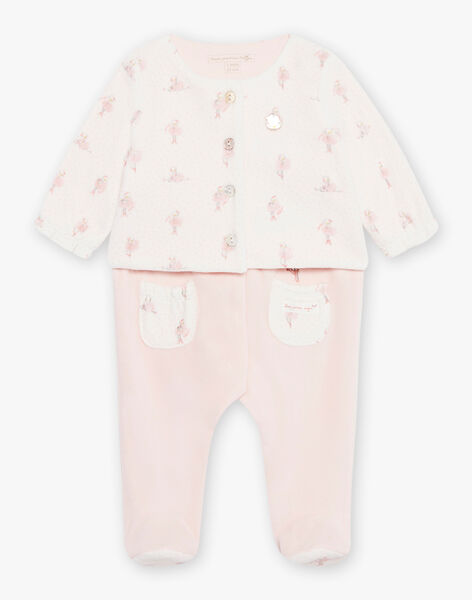 Set aus Pyjama und Weste für Baby-Mädchen DOMITILE / 22H0NF11ENS001