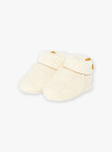 Babyschuhe zur Geburt in Ecru LORD / 24H0AM11CHP006