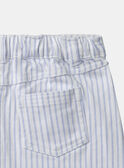 Gestreifter Jeansrock MLEJUPETTE / 25E2PFO1JUP001