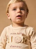 Langärmeliges T-Shirt mit Löwe MAACHILE / 25E1BG71TML114