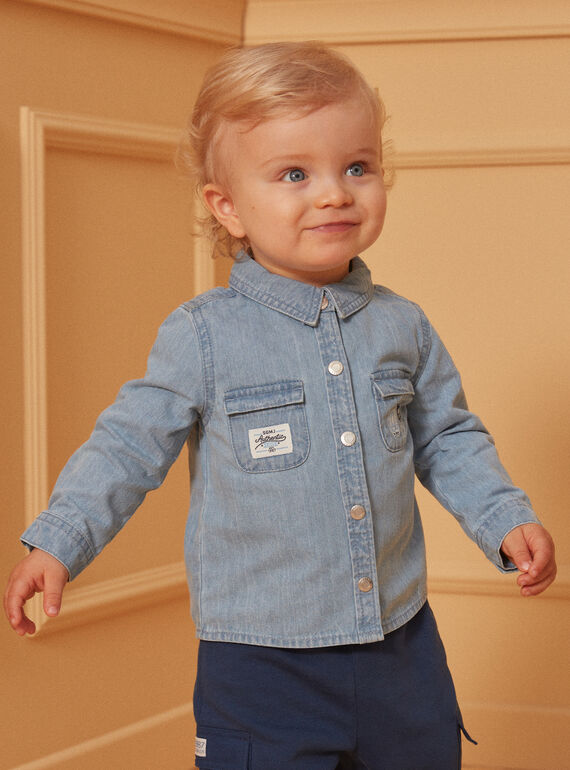 Hellblaues Denim-Hemd LADIEGO / 24H1BGJ1CHMP272
