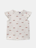 Set aus T-Shirt und Radlerhose mit Leopardenmuster MAZIRA / 25E1BFR1ENS808