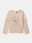 T-Shirt mit Blumenstrauß MAFRETTE / 25E2PF73TMLE403
