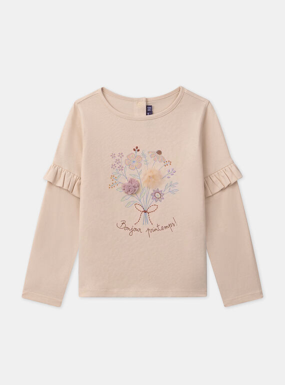 T-Shirt mit Blumenstrauß MAFRETTE / 25E2PF73TMLE403