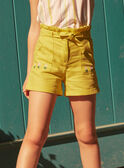 Gelbe Shorts LASHORETTE / 24H2PFI1SHO116