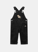 Schwarze Denim-Latzhose LAFLAVIEN / 24H1BGK1SALK003