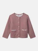 Jacke zum Wenden einfarbig und geblümt MAVETTE / 25E2PF71CAR511