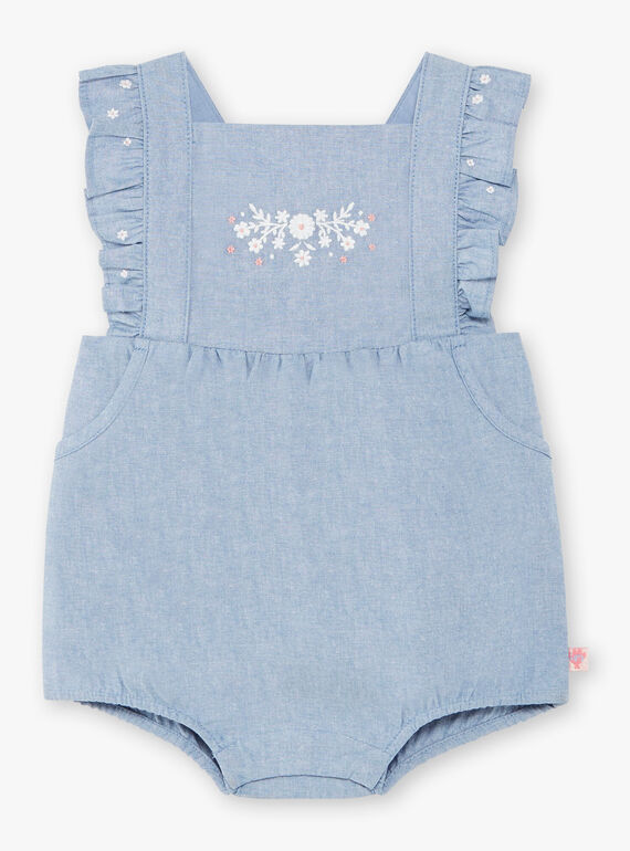 Baby Mädchen bestickt Jeans waten Anzug ZAPRISKA / 21E1BFT1BAR721