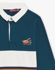 Colorblock-Poloshirt mit Dinosaurier-Muster DODALAGE / 22H3PGU1POL070