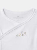 White BODYSUIT MONRAN / 25E0NMI1BOD000