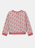 Geblümter Molton-Sweater mit Pailettenblume  KISWETTE / 24E2PFC1SWE410