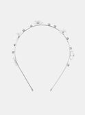 Haarreif mit Blumen und Strass KRESERETTE / 24E4PFL1TET956
