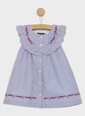 Marineblaues Trägerkleid RAMATHILDE / 19E1BFE2CHS070