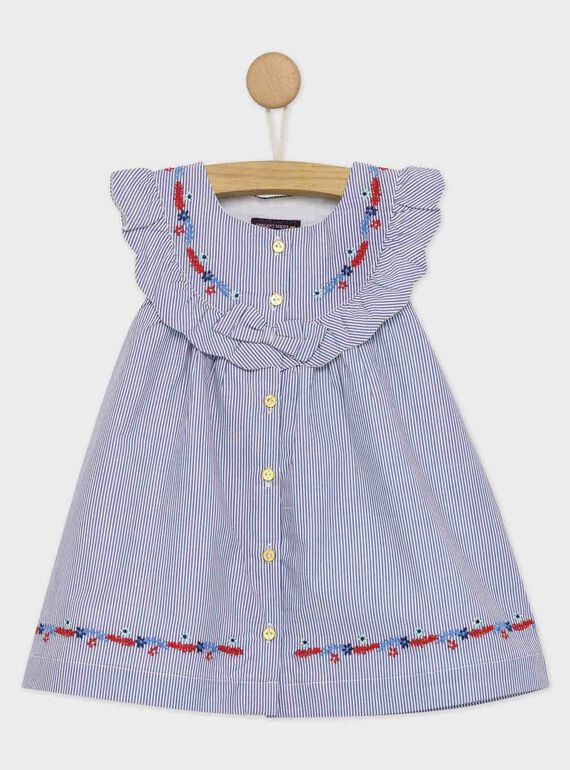 Marineblaues Trägerkleid RAMATHILDE / 19E1BFE2CHS070