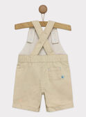 Kurze beige Latzhose RYBRISTON / 19E1BGR1SAC806