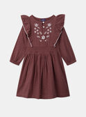 Besticktes Kleid aus Baumwollmusselin MABRODETTE / 25E2PF72ROB511