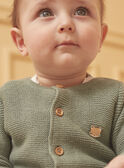 Strickjacke in Khaki LORETO / 24H0CG11CAR604