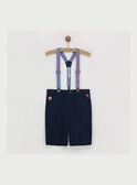 Marineblaue Bermuda Shorts RYZOUFAGE / 19E3PGT1BER070