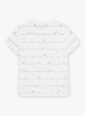 Kind Junge weißes T-shirt COARAGE / 22E3PGN2TMC000