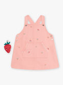 Baby Mädchen rosa Hose mit Fruchtdruck CALAURIE / 22E1BFJ1CHS413