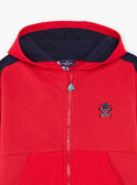 Zweifarbiges Kapuzensweatshirt FEGILAGE / 23E3PGB1GIL506