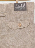Beigefarbene Bermuda Shorts RYESAGE / 19E3PGR3BER009