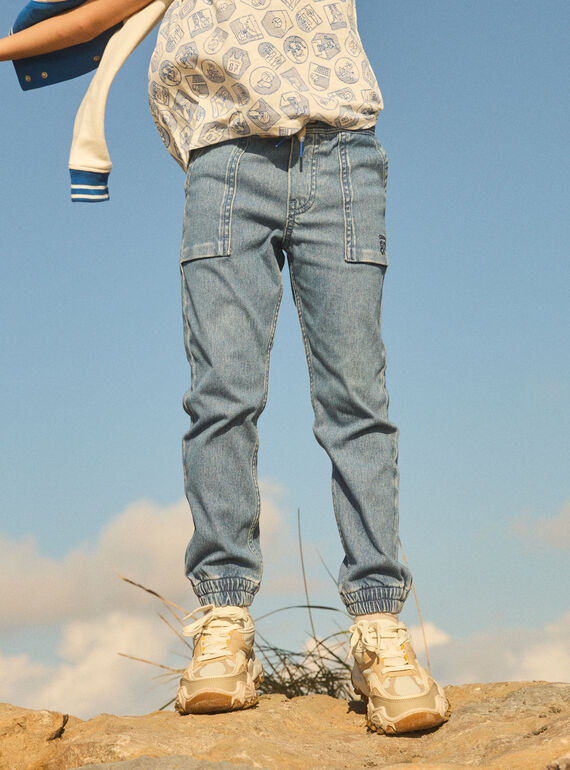Bequeme Hose aus Denim MECOULAGE / 25E3PG81JEAP270