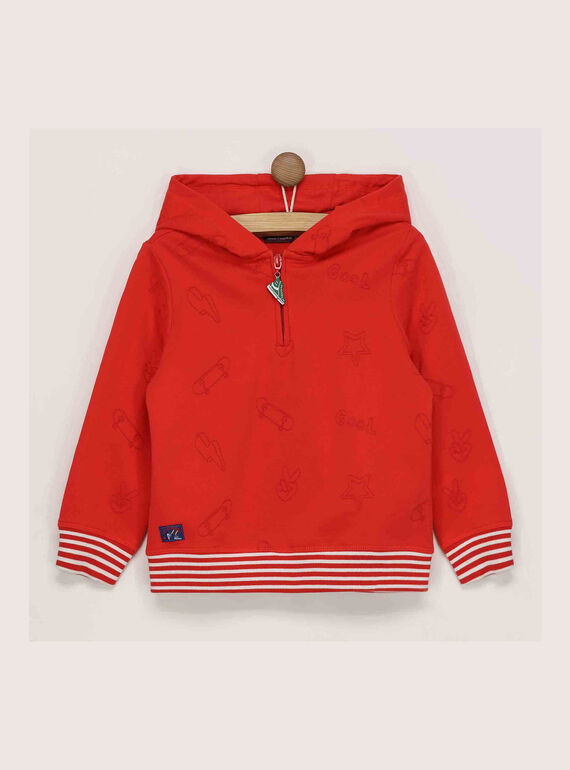 Rotes Sweatshirt READIAGE / 19E3PGC2SWE505