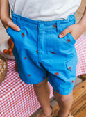 Bermuda-Shorts mit Krebs-Motiv MLUCRABAGE / 25E3PGQ3BER701