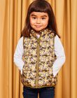3-in-1-Mantel khaki mit goldenen Blumen DRAKALETTE / 22H2PFM1PAR604