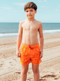 Orangefarbene Badeshorts mit Zaubermotiven  MRUMOUAGE / 25E4PGC7MAIE405