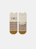 Gestreifte Socken mit Löwengesicht MAARNO / 25E4BG72SOQ114