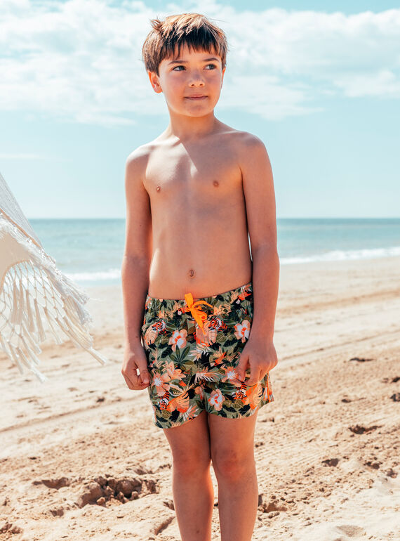 Badeshorts mit Dschungelmotiven MRUFEUYAGE / 25E4PGCAMAI633