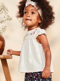 T-Shirt aus Jersey mit Blumenstickereien FALESLI / 23E1BFC1TEE001
