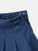 Blauer Faltenrock aus Jeansstoff LEJUPETTE / 24H2PFJ1JUPP272