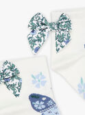 Jacquard-Socken mit Schmetterlings- und Blumenmuster FUCHUETTE / 23E4PFC1SOB001