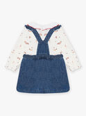 Baby Mädchen Denim-Body und Kleid im Set CABRIGITTE / 22E1BF71ENSP274