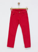 Red pants NABAGE2 / 18E3PGD2PAN050