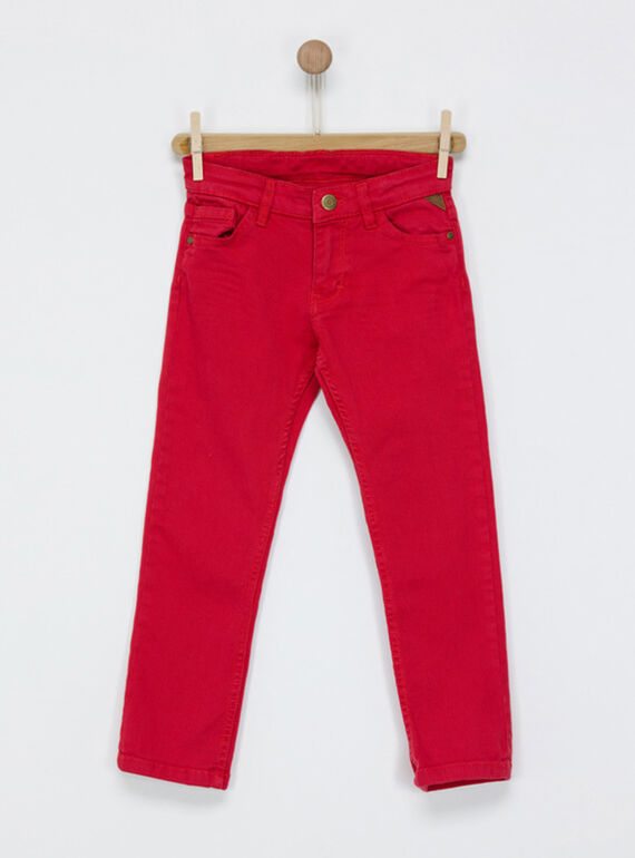 Red pants NABAGE2 / 18E3PGD2PAN050