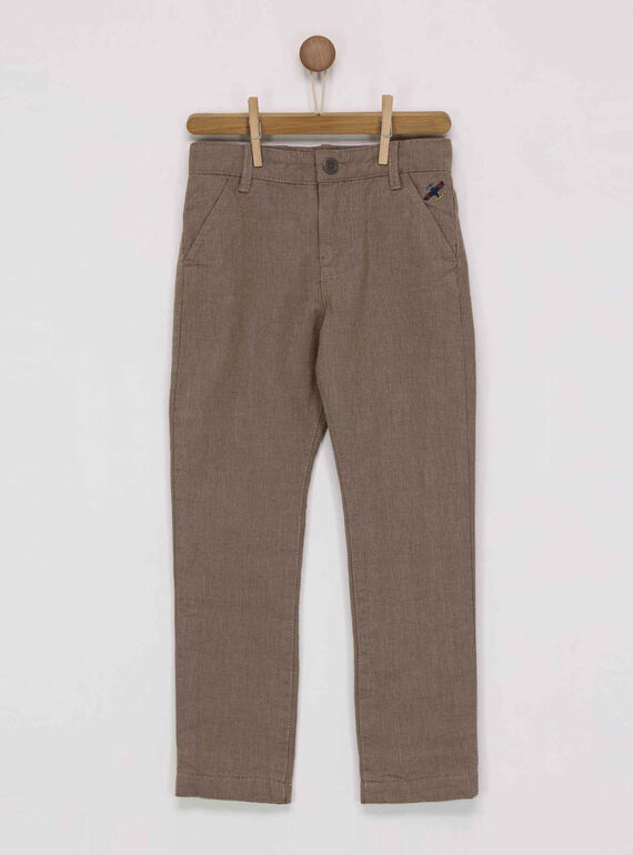 Brown pants PIMUAGE / 18H3PGK2PAN812