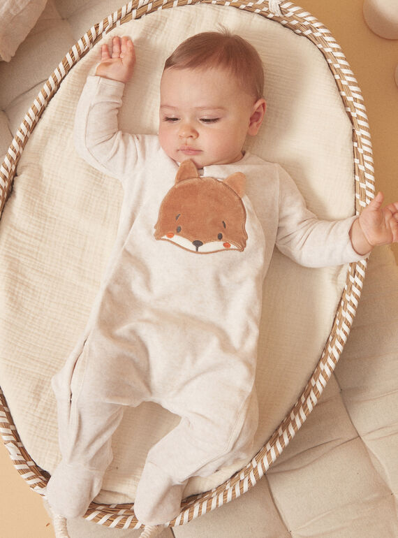 Nickistrampler in meliertem Beige LONNIE / 24H0NG11GREA011