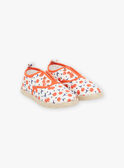 Slip-on in Ecru mit Kirschendruck FABALETTE / 23N10PF41D16001
