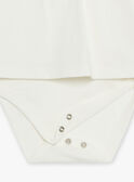 Langärmelige Bodysuit-Bluse in Ecru GAKOKO / 23H1BFH2BOD001
