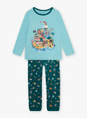 Blaues Pyjama-Set mit Piratenmotiv für Kind Junge CAPIRAGE / 22E5PG45PYJC215