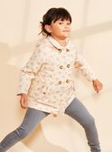 3 in 1 Parka beige mit Blumenmuster FRATERETTE / 23E2PF51PAR808